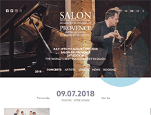 Tablet Screenshot of festival-salon.fr